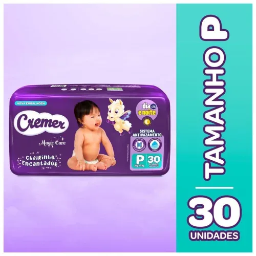 Fralda Cremer Magic Care P com 30