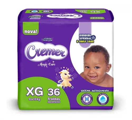 Fralda Cremer Mega XG 36 Unidades