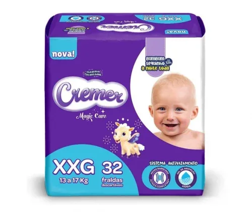 Fralda Cremer XXG 32 unidades