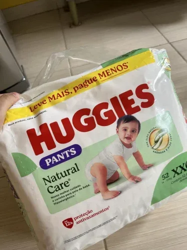 Fralda Huggies Pants Premium Natural Care XXG 52 Unidades