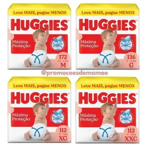 Fralda Huggies Supreme Care