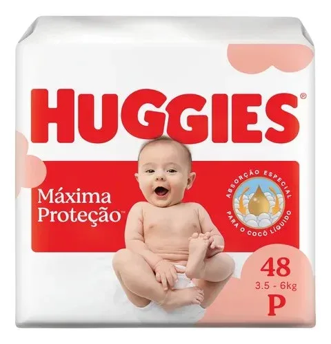 Fralda Huggies Supreme Care P 48 Un