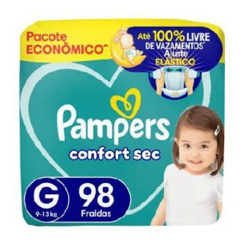 Fralda Pampers Confort Sec G e XXXG