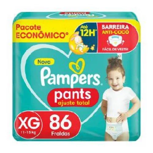 Fralda Pampers Pants Ajuste Total Fralda Pampers Pants Ajuste Total