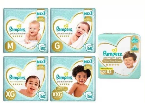 Fralda Pampers Premium Care