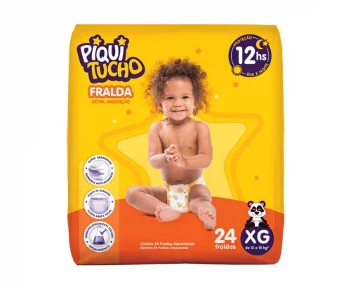 Fralda Piquitucho XG 24 Unidades