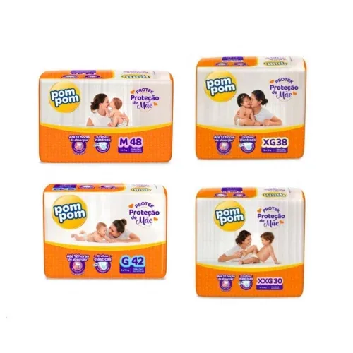 Fralda Pom Pom Protek Proteção de Mãe
