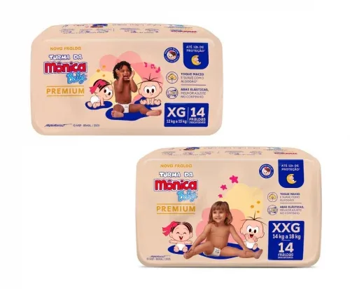 Fralda Turma Da Mônica Baby Premium