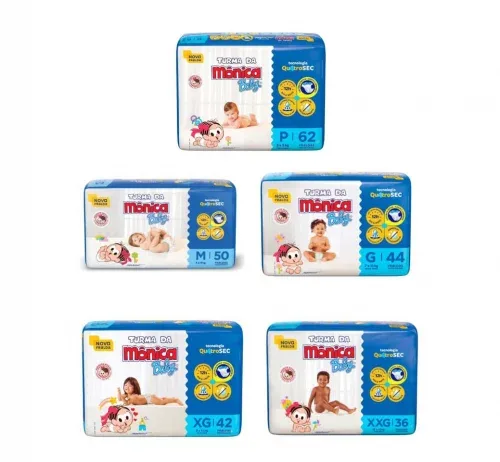 Fralda Turma da Mônica Baby