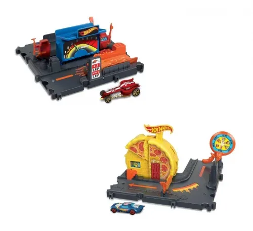 Hot Wheels City Pista de Brinquedo Coleção de Lugares - Surpresa (1 unidades)