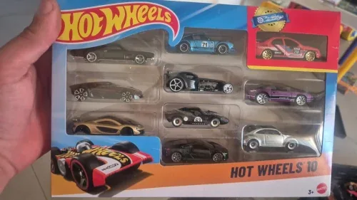 Hot Wheels Diecast Veículo de Brinquedo Pacote Surpresa 10 carros