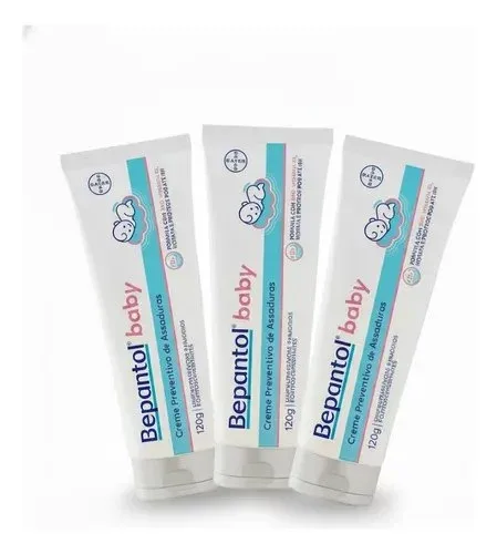 Kit 3 Pomada Assadura Bepantol Baby 120g Kit 3 Pomada Assadura Bepantol Baby 120g