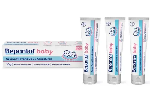Kit 3 Pomada Assadura Bepantol Baby 30g