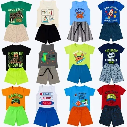 Kit 5 Conjuntos Menino Verão