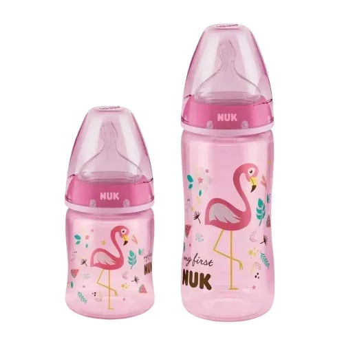 Kit Mamadeira My 1st NUK 150ml e 300ml Girl - 2 Unidades