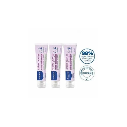 Kit Mustela Creme Vitaminado Preventivo de Assaduras 123 - 3 Unidades 108g Kit Mustela Creme Vitaminado Preventivo de Assaduras 123 - 3 Unidades 108g