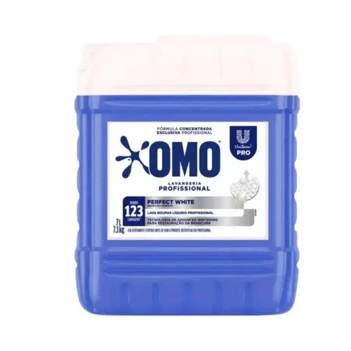 Lava roupas líquido profissional perfect white 7l Omo