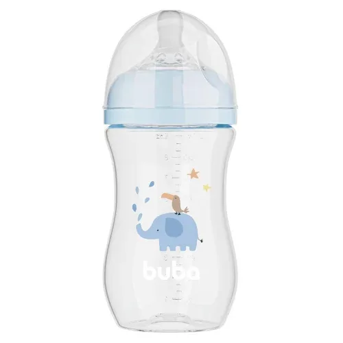 Mamadeira Easy Flow Elefante Azul 270ml