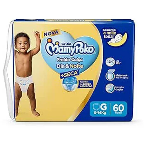 MamyPoko Fralda-Calça Dia&Noite G 60 Un