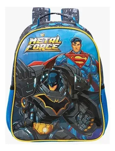Mochila 14 Liga Da Justiça X1, Azul