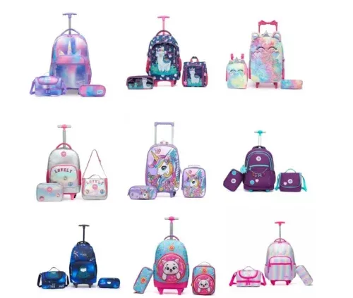 Mochila de Rodinha Infantil na dafit!