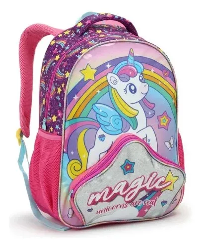 Mochila Escolar Infantil Holografica 😍 Mochila Escolar Infantil Holografica 😍