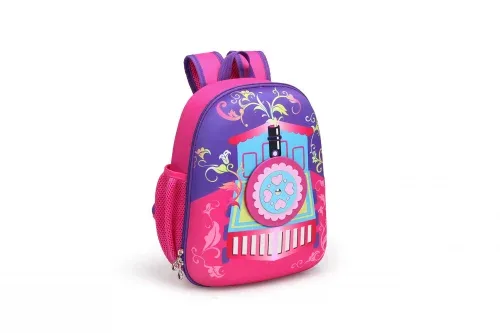 Mochila Passeio Trenzinho, Kababy, Rosa