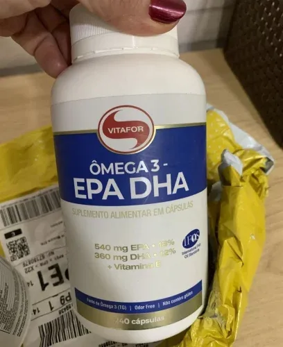 *Ômega 3 Epa Dha 240 Cápsulas Vitafor Sem Sabor*