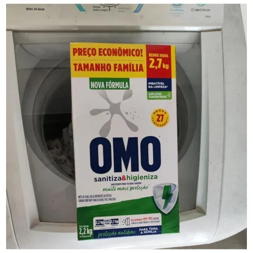 OMO Omo Lavagem Perfeita Sanitiza & Higieniza 2.2Kg