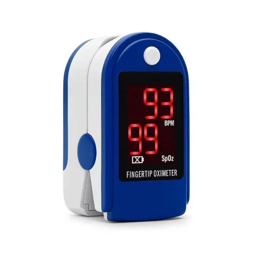Oxímetro Digital de Dedo – Medidor de Saturação de Oxigênio (SpO2) e Batimentos Cardíacos – Tela LED, Portátil e Fácil de Usar – Ideal para Casa, Academia e Viagens