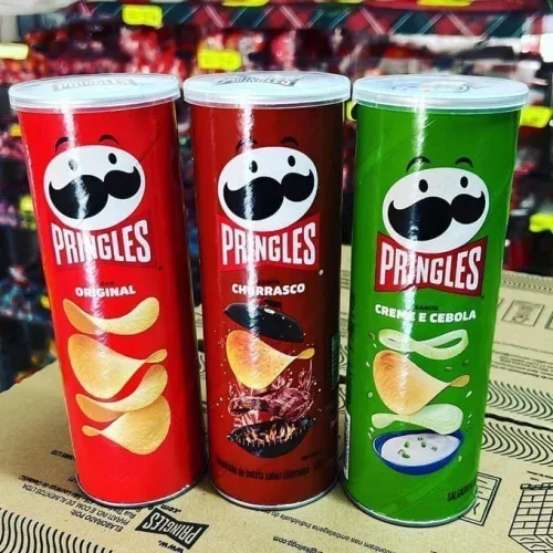 Pack Pringles Salgadinho de Batata Frita 3 Sabores