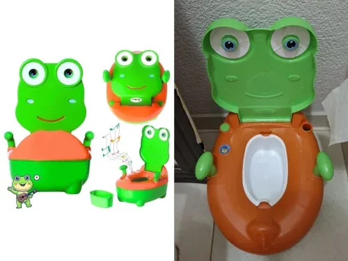 Penico Infantil Musical Sapinho Verde - Replay Kids
