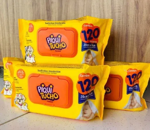 PIQUITUCHO Toalhinhas Umed Premium 1 Unidade Com 120 Lenços Umedecidos
