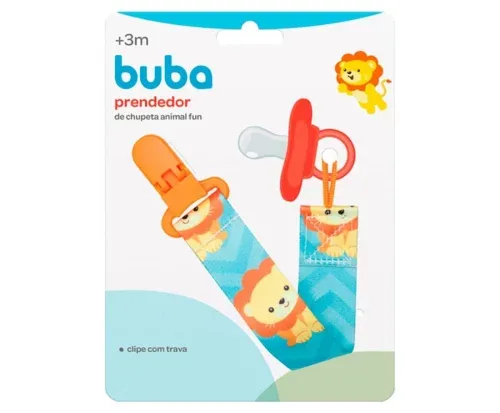 Prendedor de Chupeta Buba Leão