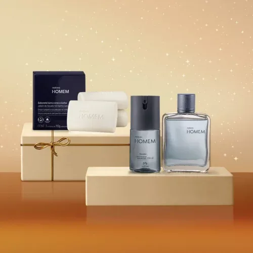 Presente Natura Homem (3 produtos) Presente Natura Homem (3 produtos)