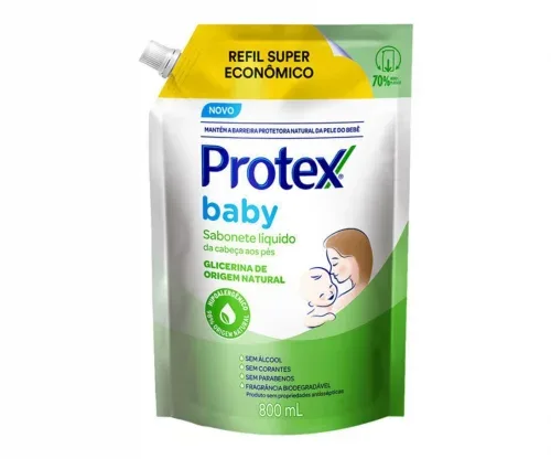 Refil Sabonete Líquido Protex Baby Glicerina 800ml