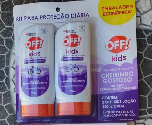 Repelente Off Kids Loção 200ml 2 unidades (A partir de 2 anos)