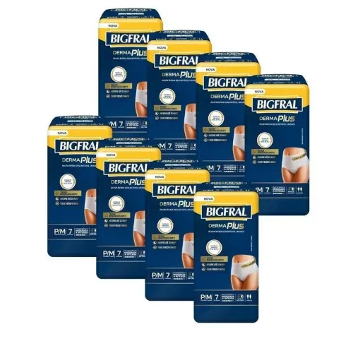 Roupa Íntima Bigfral Derma Plus P/M 56 Unidades