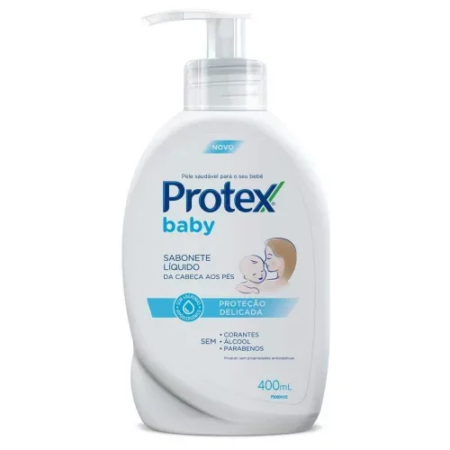 Sabonete Líquido Bebê Protex Baby Delicate Care 400ml