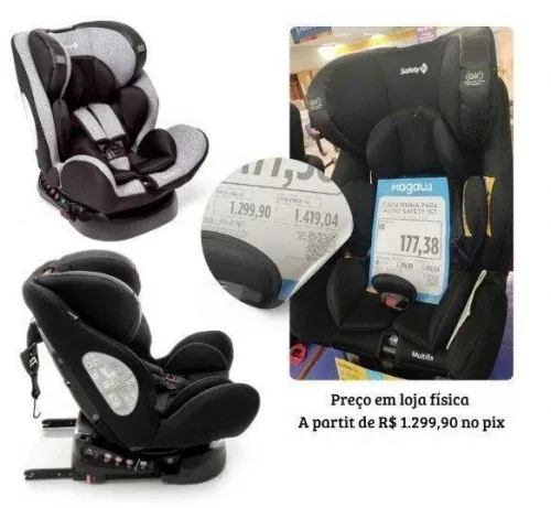 Safety 1st, Cadeirinha Multifix, 0 a 36kg, com Isofix, Black Urban