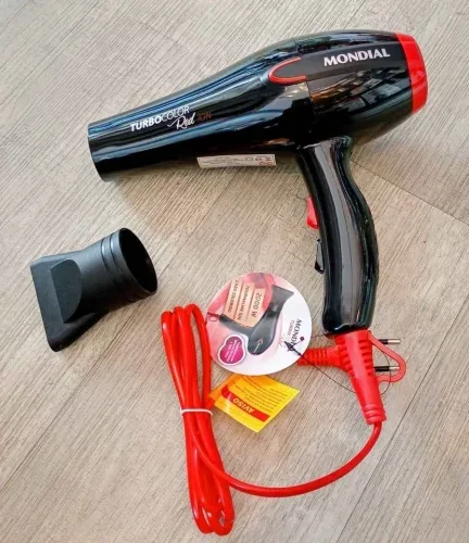Secador de Cabelos Turbo Red Ion Mondial 1900W