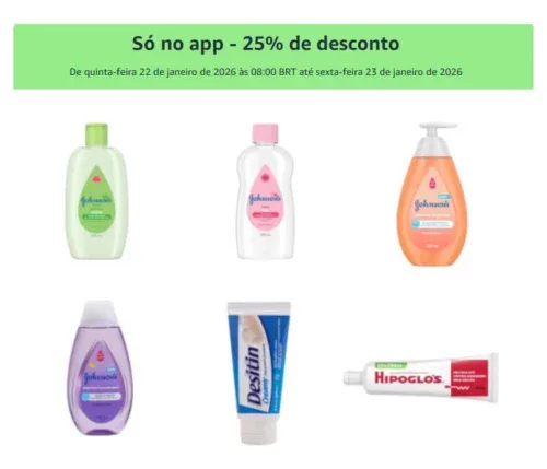 Seleção de Produtos com 25% de Desconto