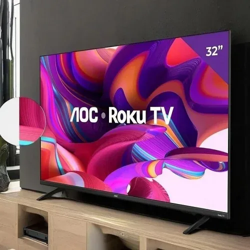 Smart Tv Aoc Dled 32 Wi-fi Roku Tv Quad Core 32s5155/78g