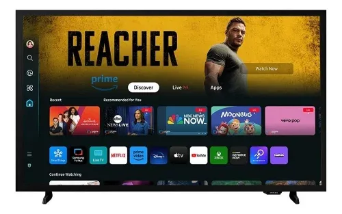 Smart Tv Samsung 32'' Hd Tizen Hdr Wi-fi Hdmi Monitor Bivolt Preta Preto