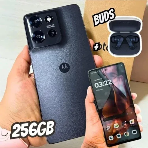 Smartphone Motorola Moto g75 5G - 256GB 16GB (8GB RAM+8GB Ram Boost) e 50MP Sony Lytia 600 Camera Moto AI Ultrarresistencia militar - Preto