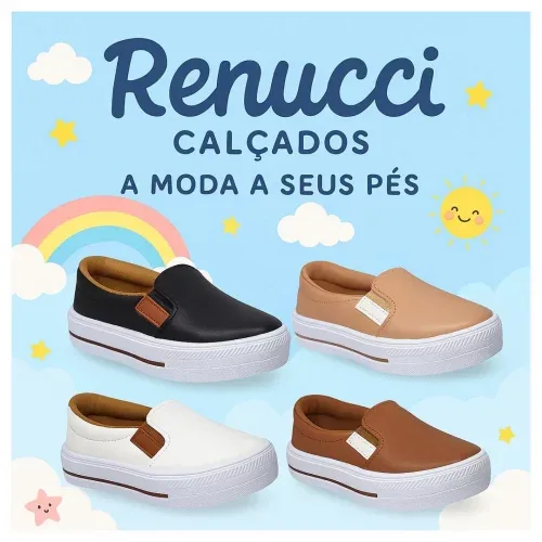 Tênis Sapatênis Slipe Baby infantil Confortável Calce Facil Leve Menino e Menina Moda Modinha
