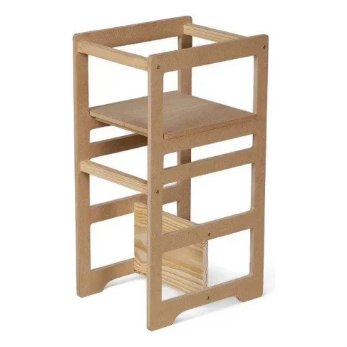 🛍️Torre Aprendizagem Montessori 4em1 Cadeirão Madeira Top 🛍️Torre Aprendizagem Montessori 4em1 Cadeirão Madeira Top