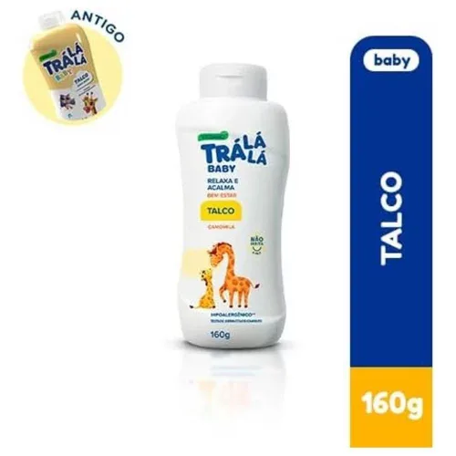 Tra La La - Talco Tra La La Baby 160G Bem Estar