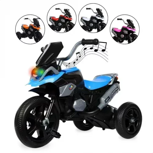 Triciclo Infantil Motoca de Passeio com Pedal 3 Rodas Brinquedo com Música