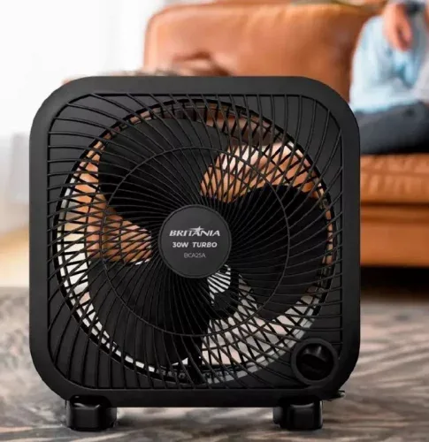 💎 Ventilador Circulador Britânia 30W 3 Velocidades BCA25A